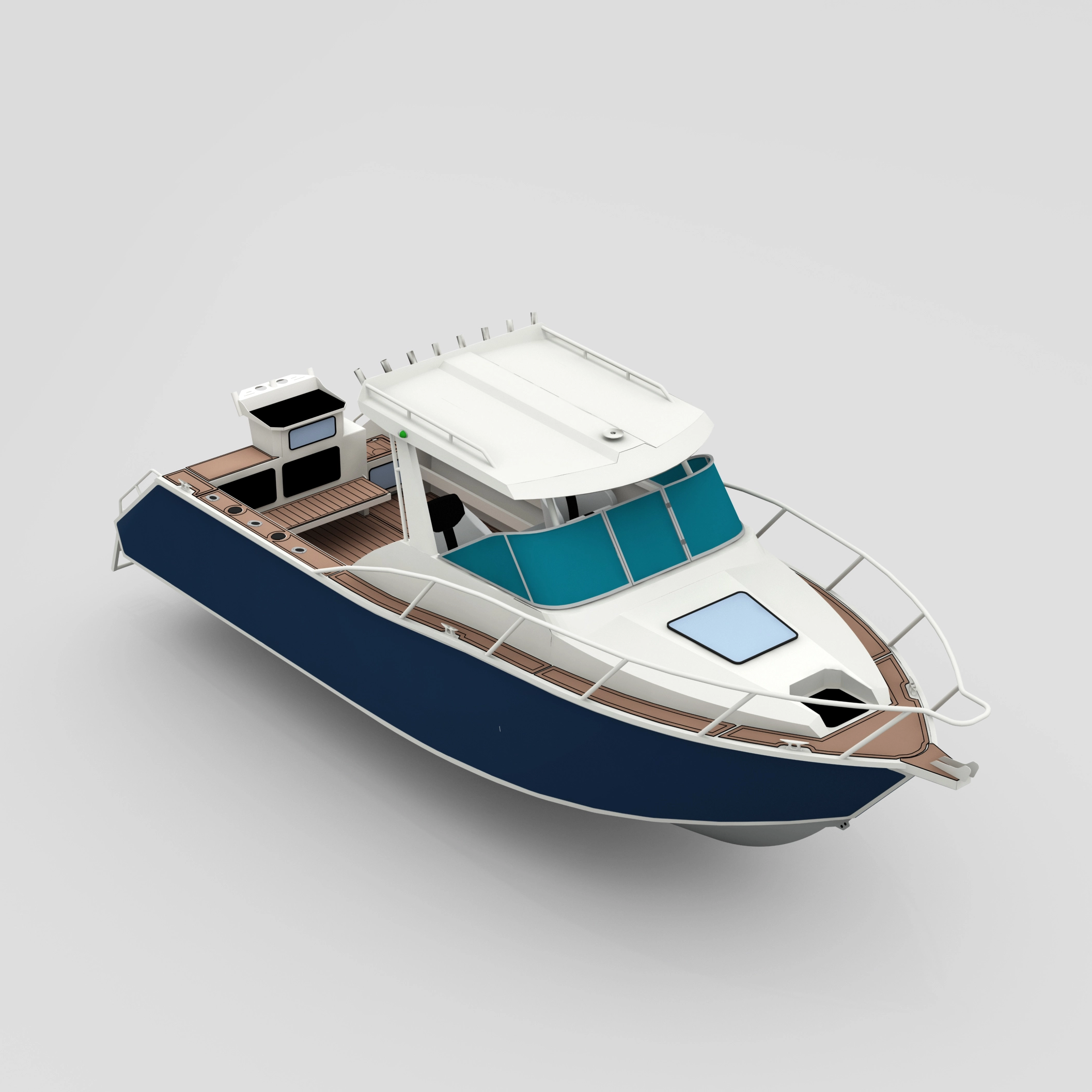 Profisher 750 Boat de Cabin Cuddy de alumínio