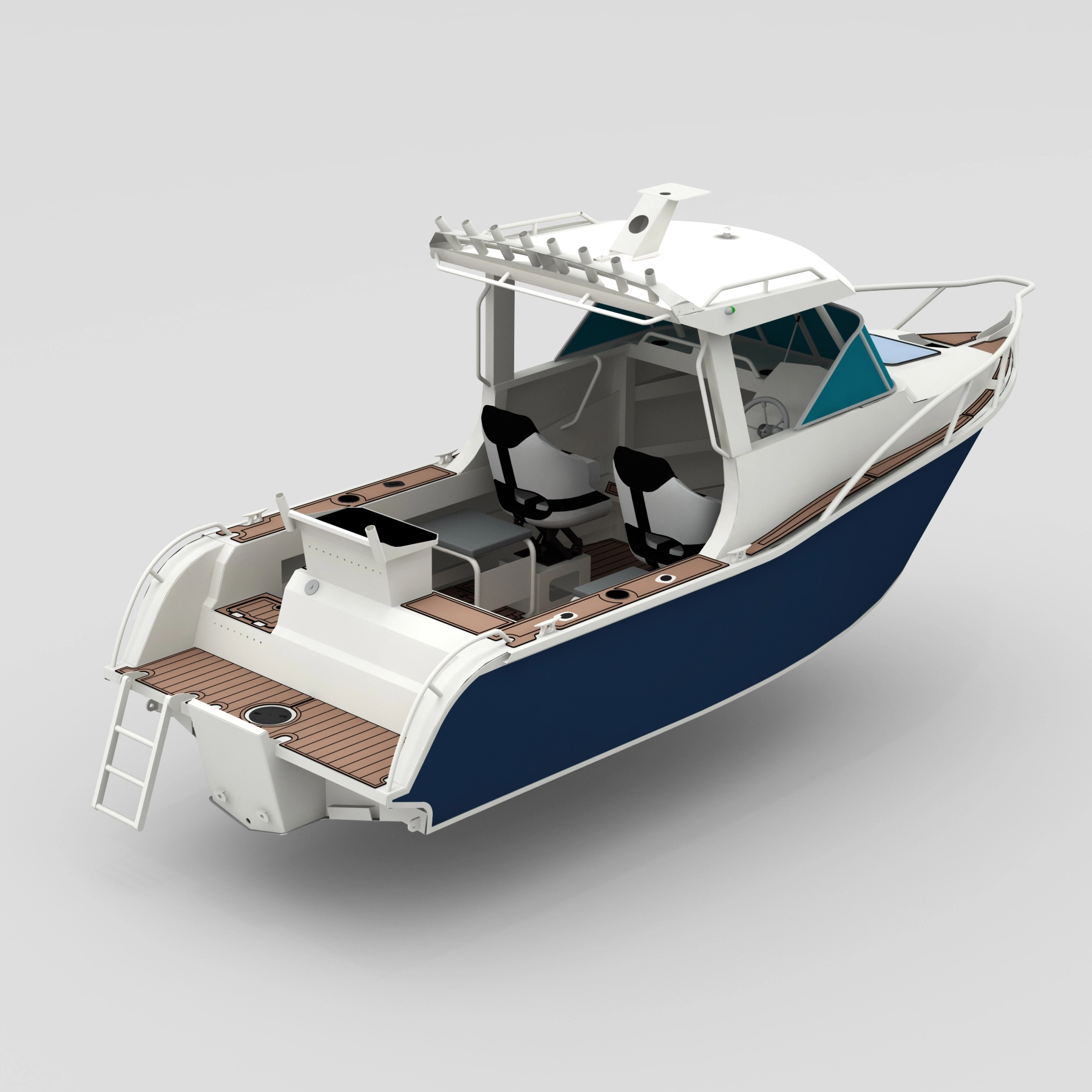 Profisher 6.25m Aluminium Cuddy Boat
