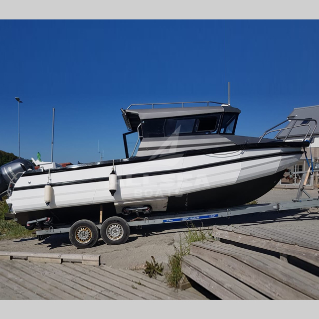 Easycraft 7,5m Boat de cabine completo