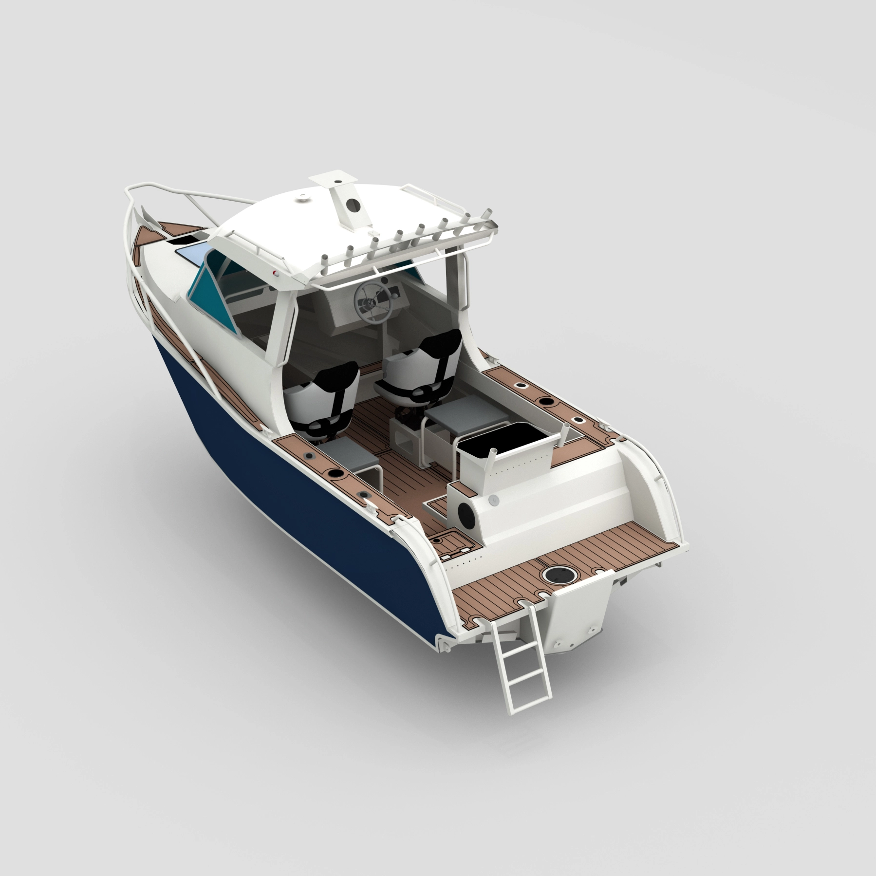 Profisher 6.25m Aluminium Cuddy Boat