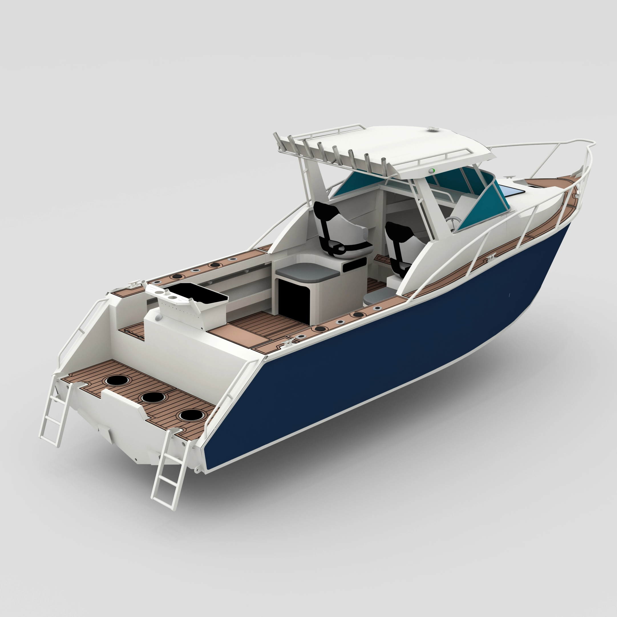 Profisher 750 Boat de Cabin Cuddy de alumínio