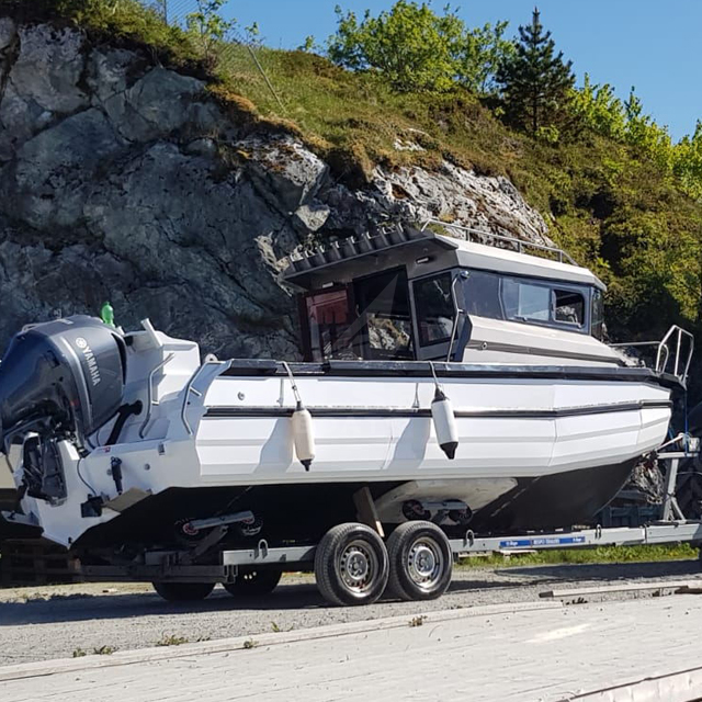 Easycraft 7,5m Boat de cabine completo
