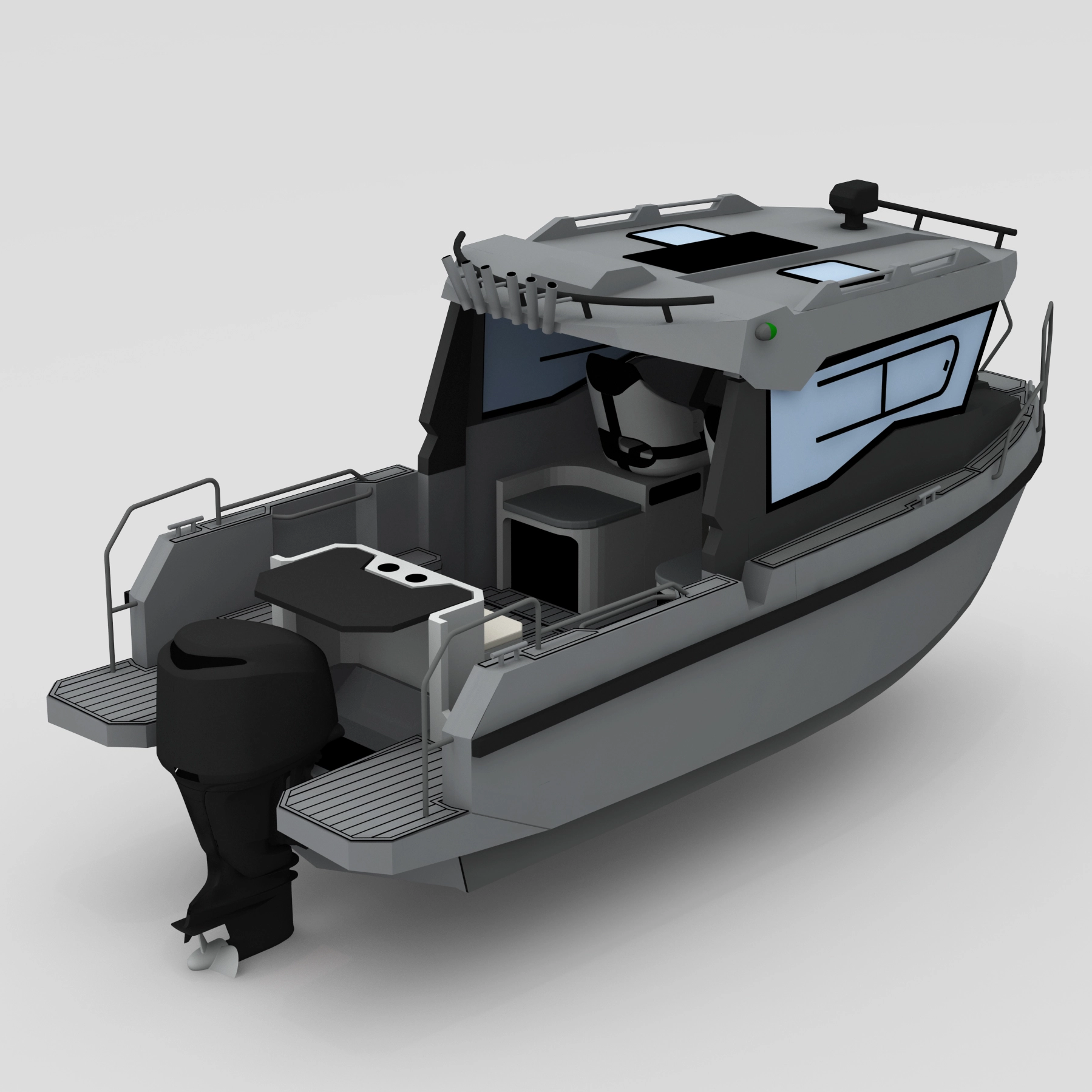 6,2m Bladecraft Aluminium Fishing Boat