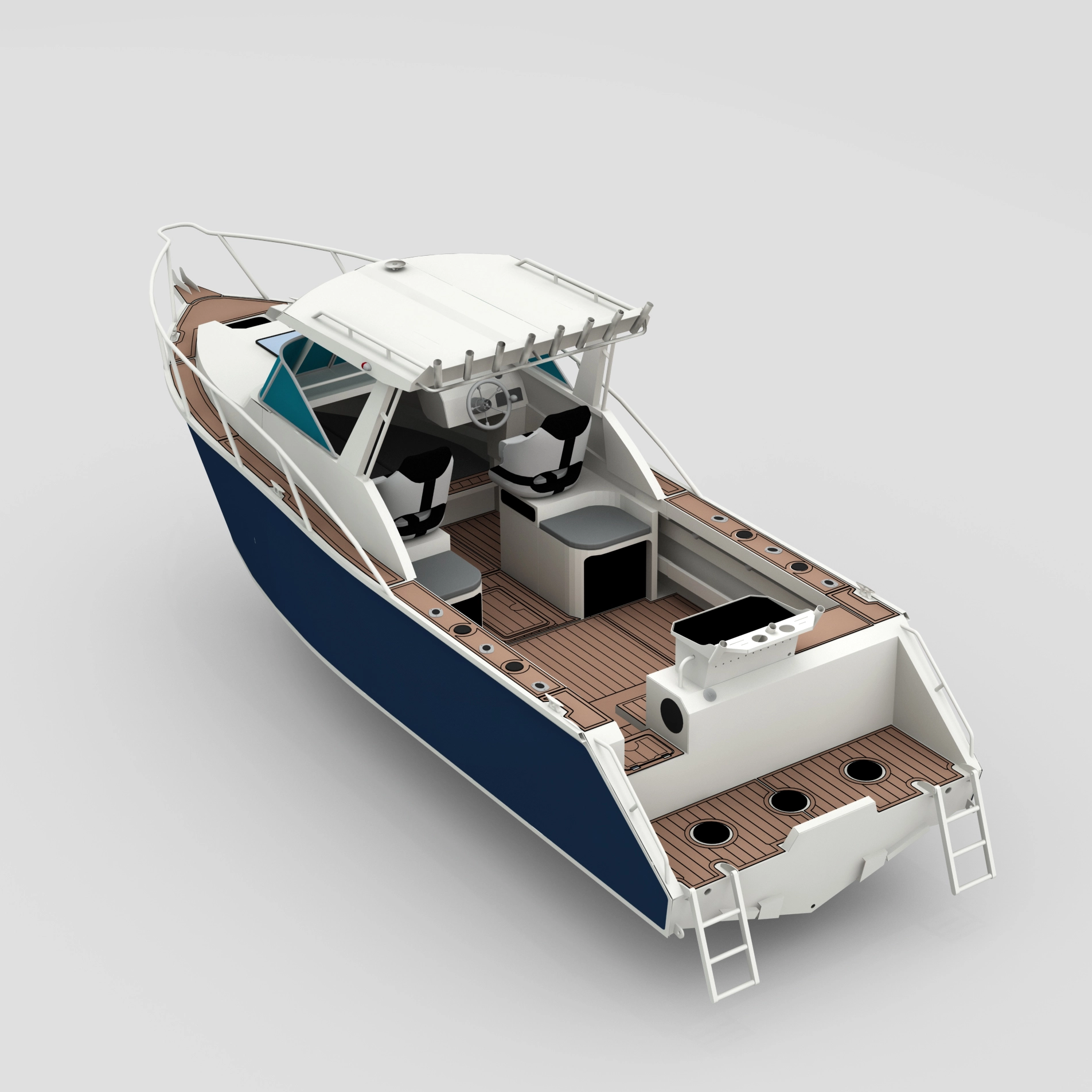 Profisher 750 Boat de Cabin Cuddy de alumínio