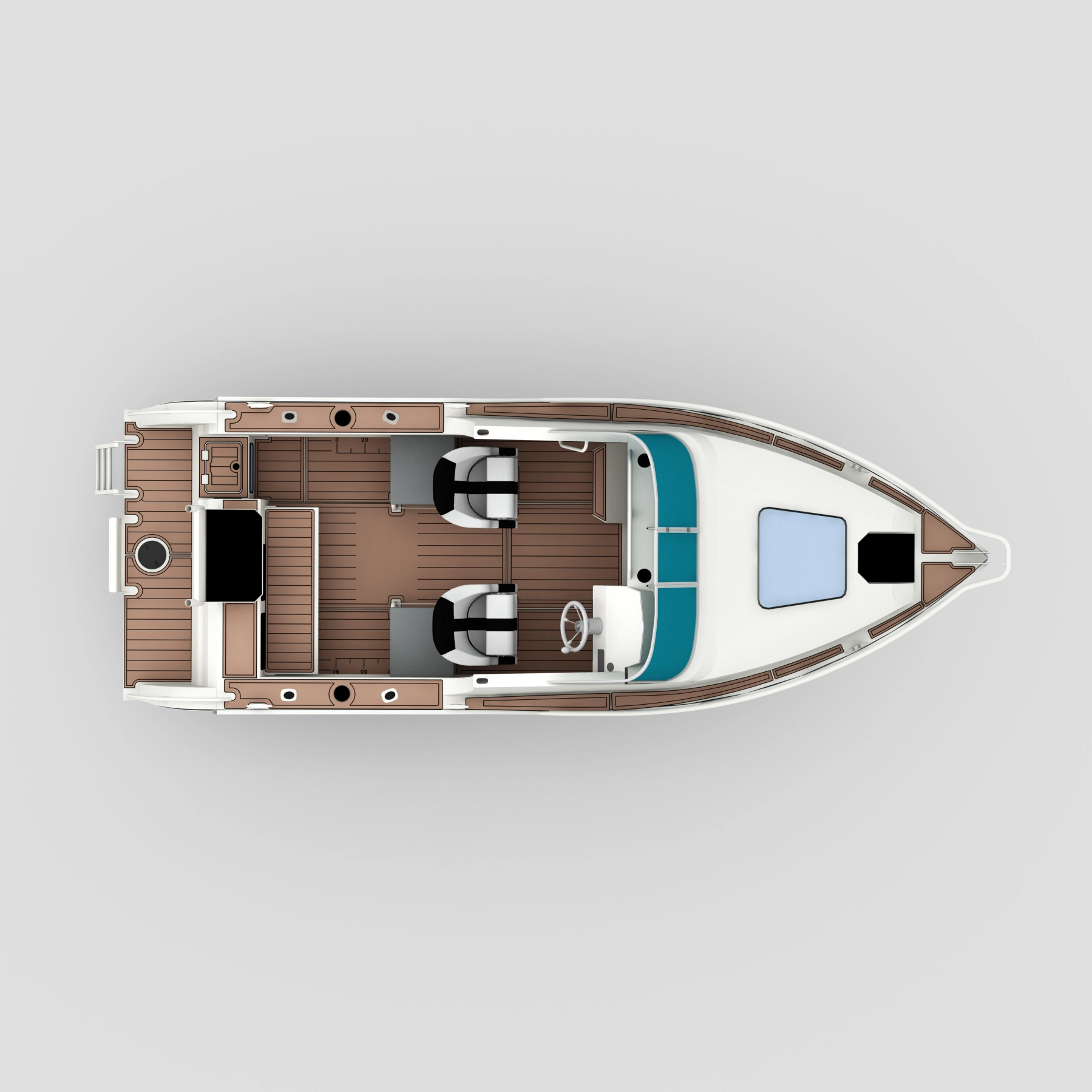 Profisher 6.25m Aluminium Cuddy Boat