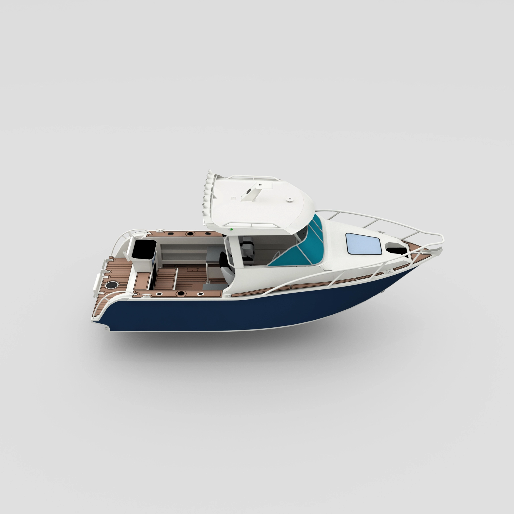 Profisher 6.25m Aluminium Cuddy Boat