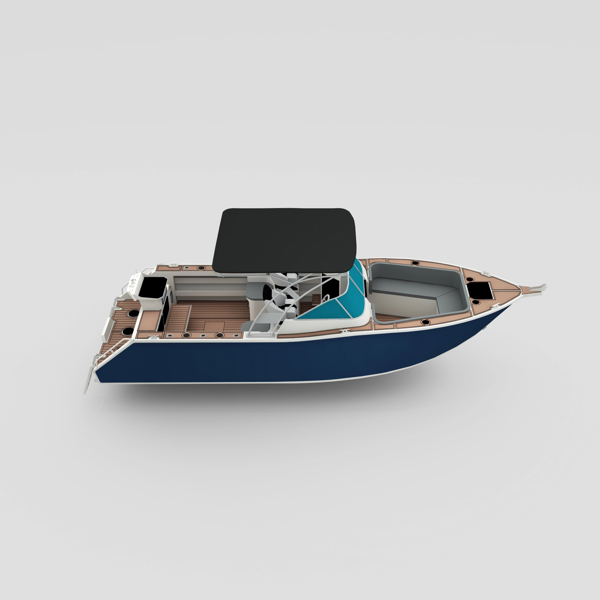 Profisher 750 Bowriderblack Aluminium Fishing Boat